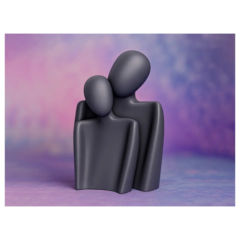 Couple Sculpture Abstract Embrace Art Piece Romantic Gift Sculpture Parts Repair