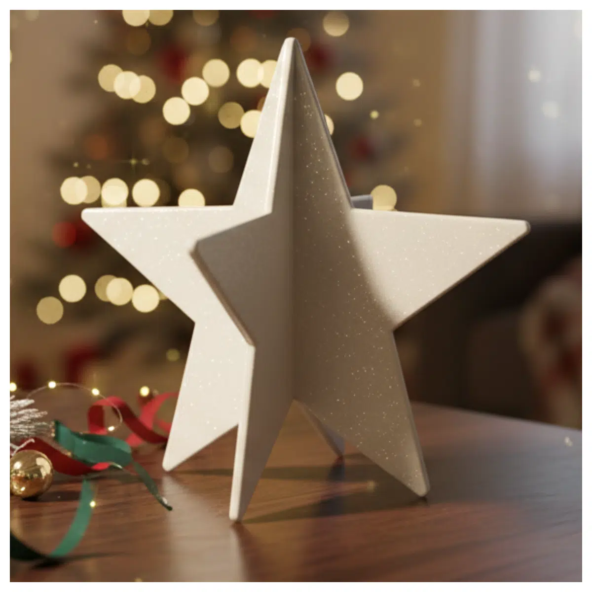 Christmas Table Decor Elegant Festive Decorations Star Decorations Christmas Gift