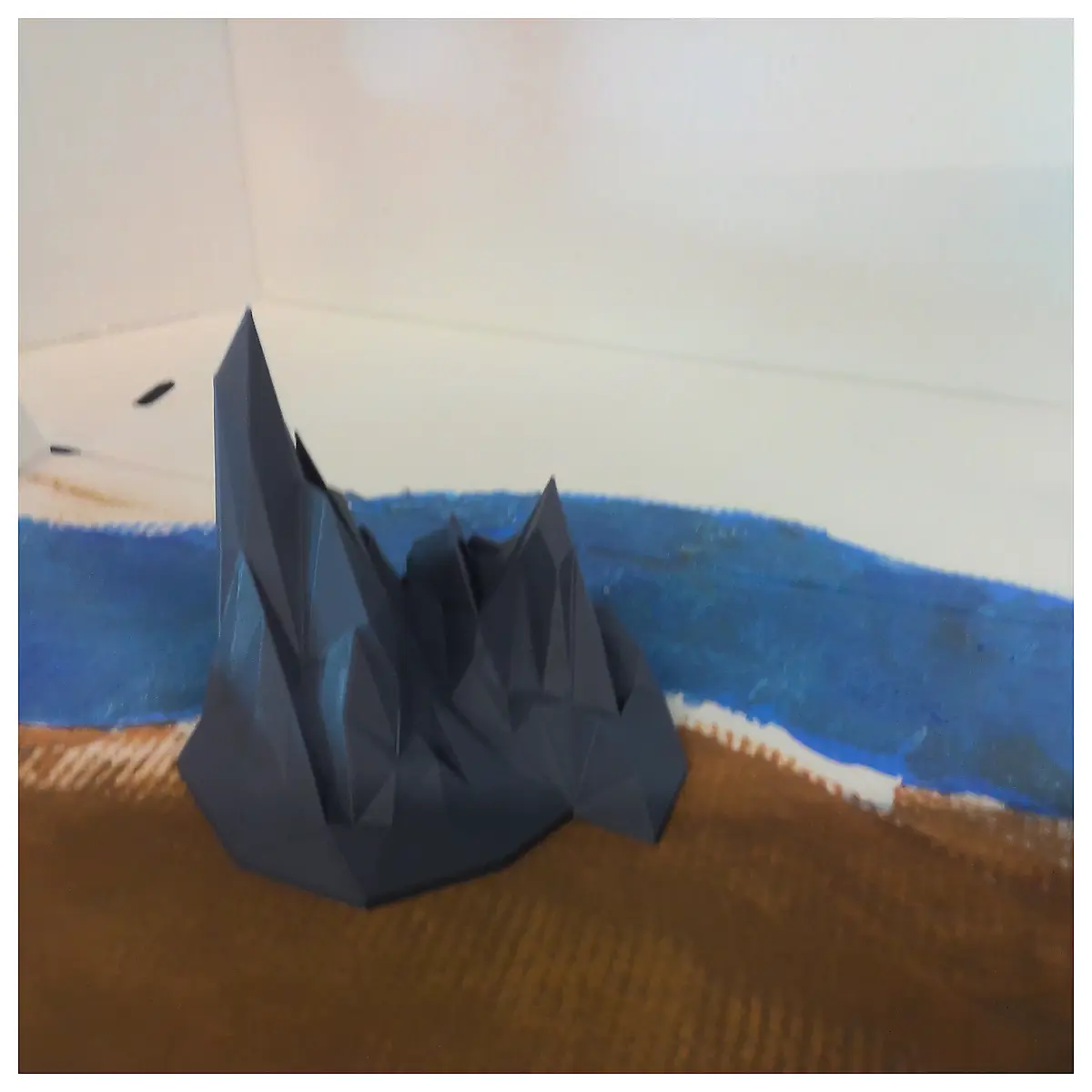 Low Poly Mountain Models 3D Crafts Stereoscopic Models Parts DIY Toys Decoration Accessories