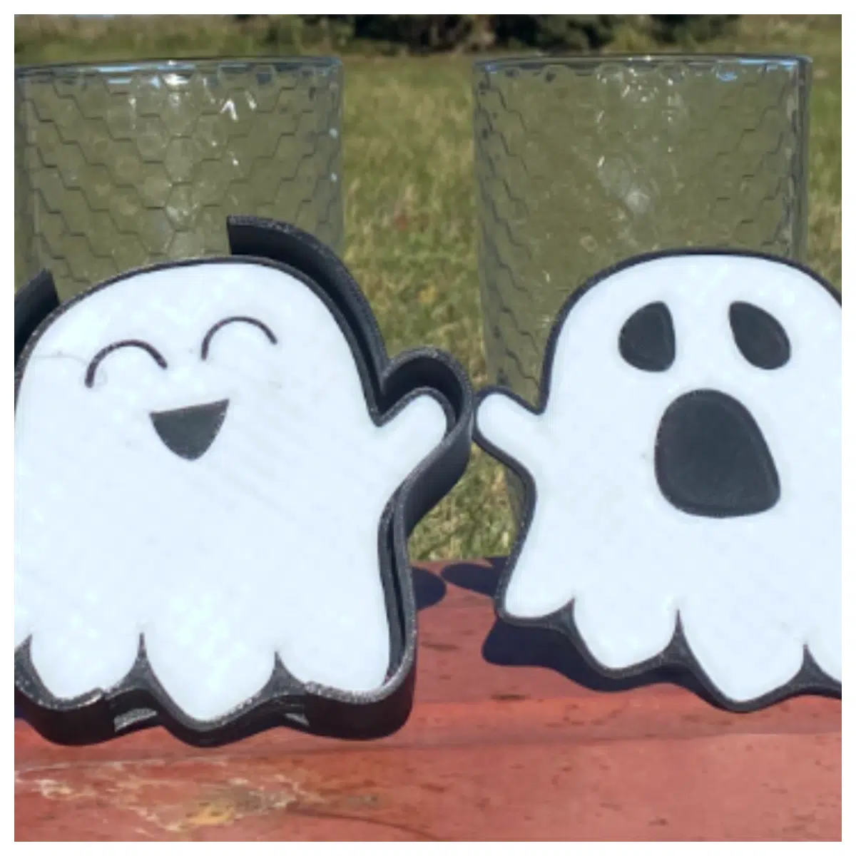 Ghost Themed Cup Sets 6 Piece Set Spooky Decor Tableware Halloween Party Supplies Ghostly Cute