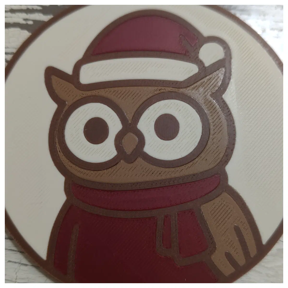 Christmas Placemats Owl Festive Decorations Holiday Theme Gift Decor Table Setting
