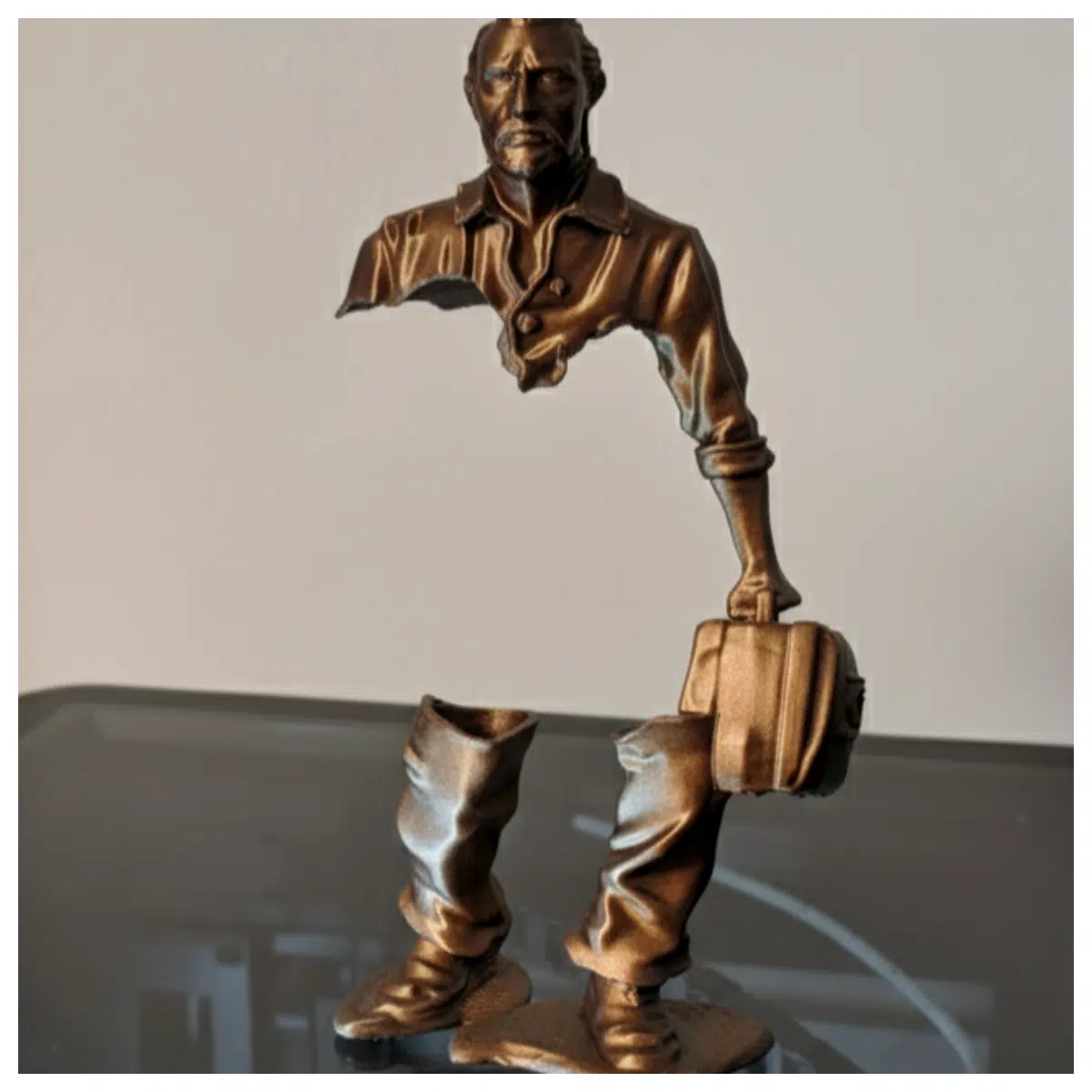 Traveler AI Generated Artwork Explore the Unknown Adventure Travel Travel Accessories Exploration Tools Virtual Travel Experience