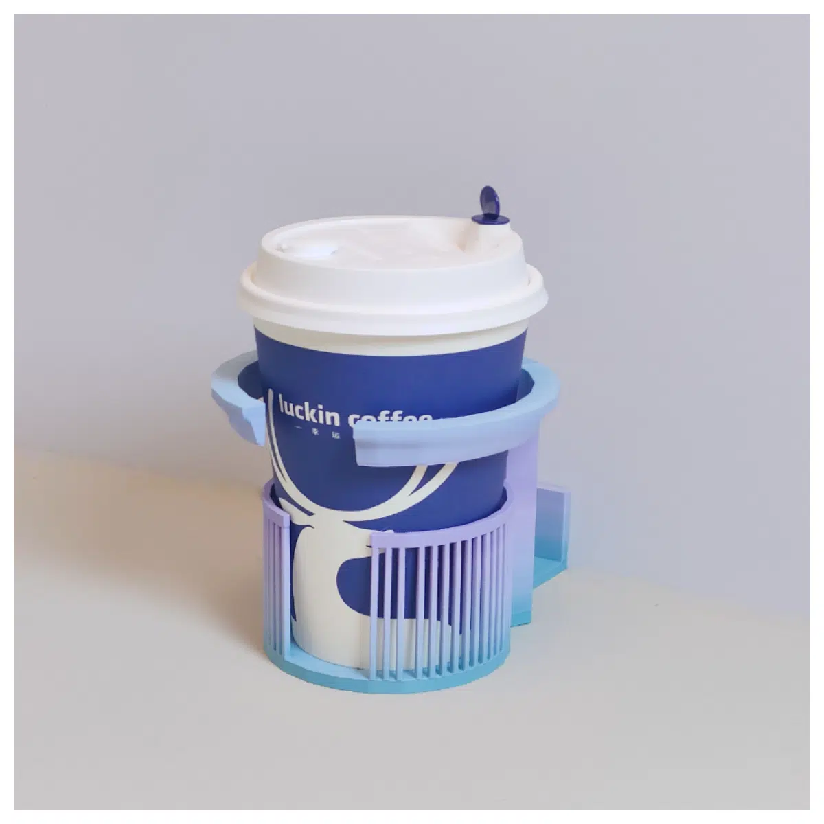 Office Tea Cup Holder Coffee Drink Fixation Stand Beverage Organizer Desk Cup Holder Suitable for Most Brands