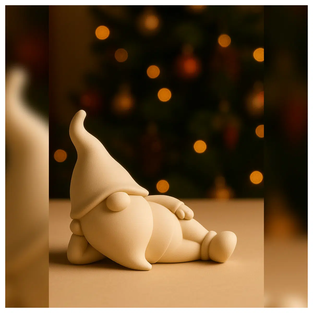 Lazy Man Dwarf Holiday Relaxed Edition Christmas Lounging Sofa Relaxation Mat Cozy Home Festive Decor