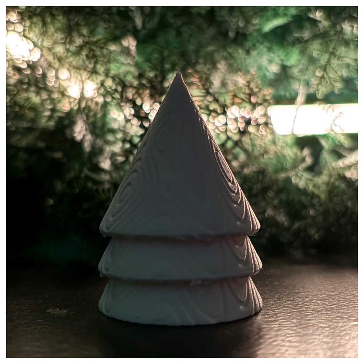 Damascus Christmas Tree Pattern Decor Festive Gift Christmas Decorations Tree Accessories Ornament Placement