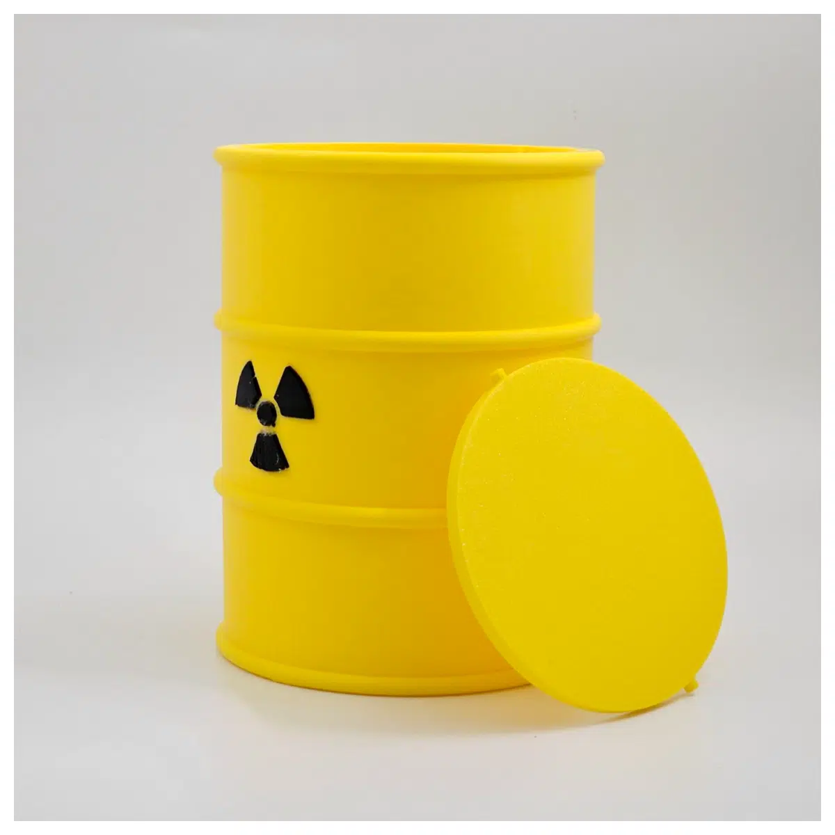 Nuclear Waste Bin Desktop Radioactive Waste Collection Box Radioactive Waste Container Safe Handling Radioactive Trash Can