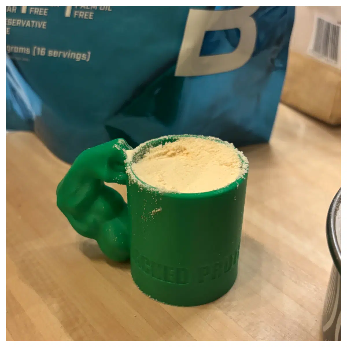 Strong Protein Powder Spoon Muscle Building Supplement Scoop Fast Dissolve High Protein Powder