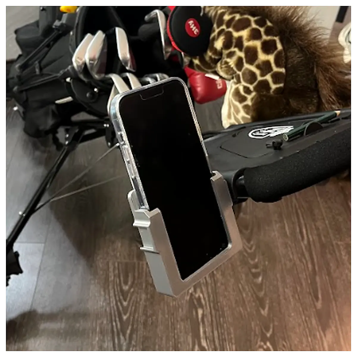 Cart Phone Mount Car Mount Phone Holder Stabilizing Bracket Mobile Accessory Auto Parts