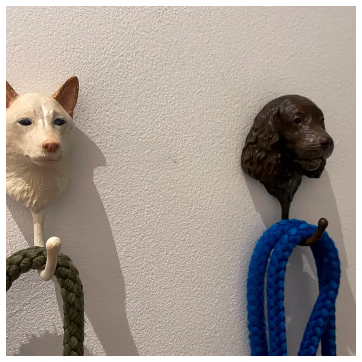 Wall Hooks Dog Head Decor Shiba Inu Hunting Dog Ornament Home Wall Hanging Accessories Hanging Hooks