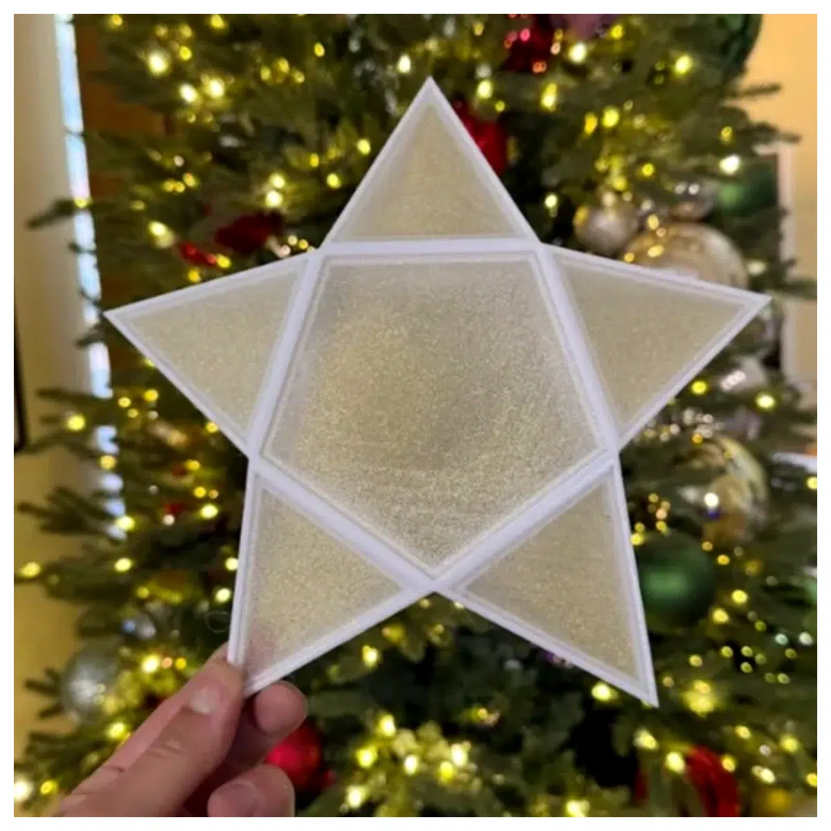 Star Lantern Transparent Stars Decoration Hanging Lights Home Decor Festive Gift Decor Creative Gift