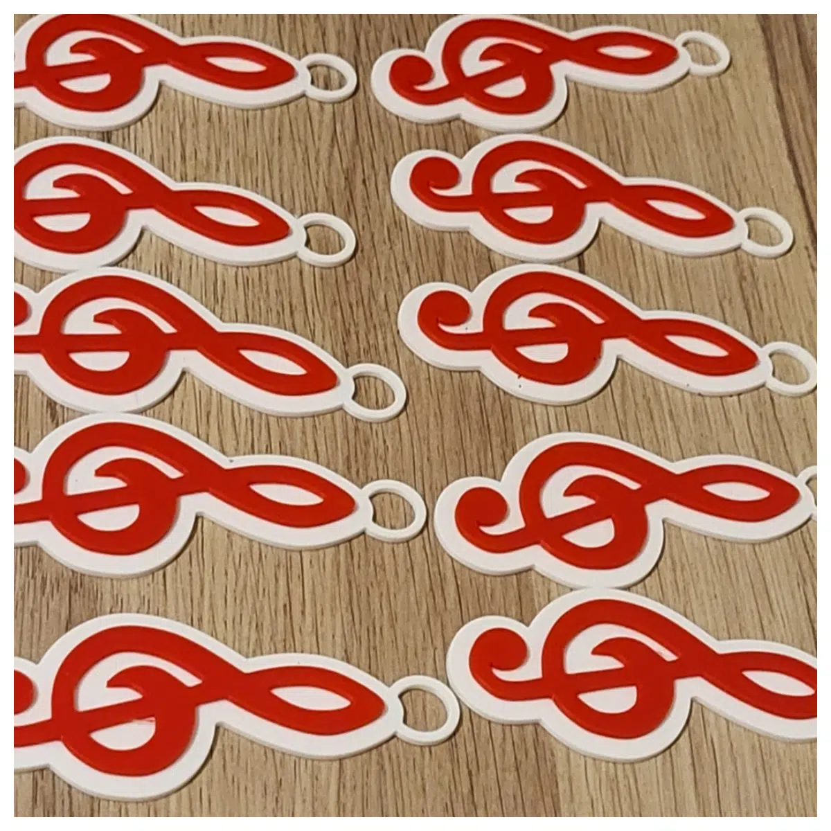 High Note Staff Pendant Music Jewelry Music Sheet Gift Accessory Music Lover Decoration