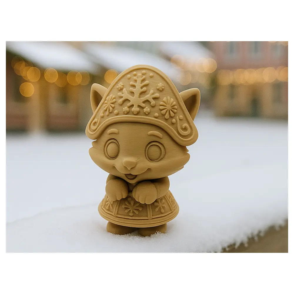 Winter Fox Snow Crown Fox Pet Toy Plush Animal Accessories Repair Parts Replacement