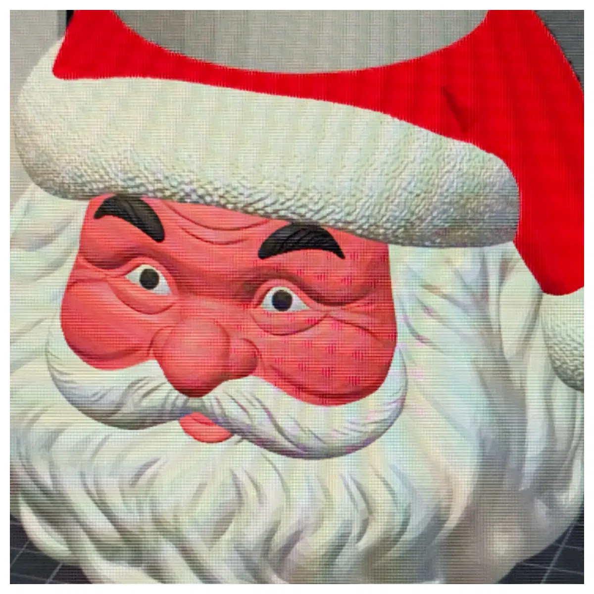 Santa Claus Ceramic Bowl Festive Decoration Christmas Party Dinnerware Christmas Gift Santa Theme Bowl