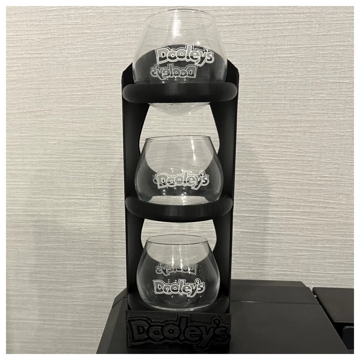 Glass Display Shelf Decorative Wine Rack Tabletop Vase Stand for Glasses Modern Home Decor Glass Display Holder