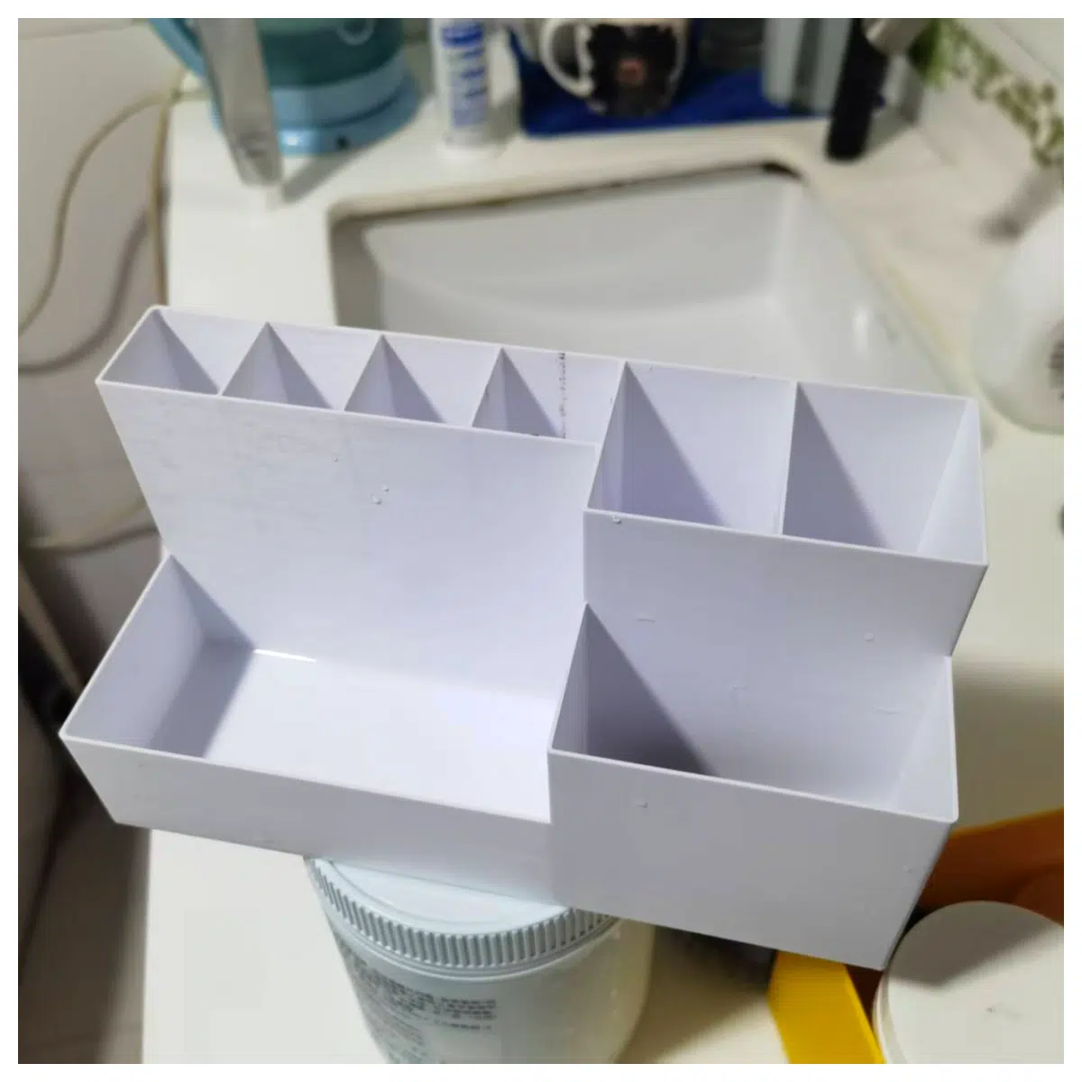 Toothbrush Holder Organizer Bathroom Toothbrush Stand Brushes Storage Shelf Home Desk Toothbrush Holder Accessories