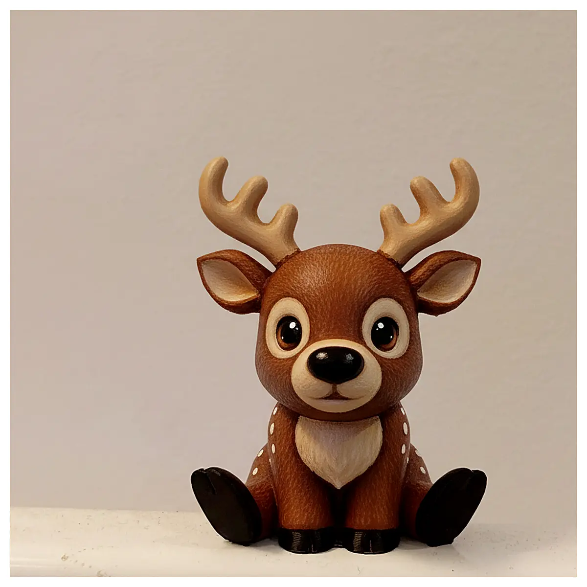 Christmas Deer Figurine Festive Decoration Christmas Gift Small Deer Decoration Home Decor Festive Decoration
