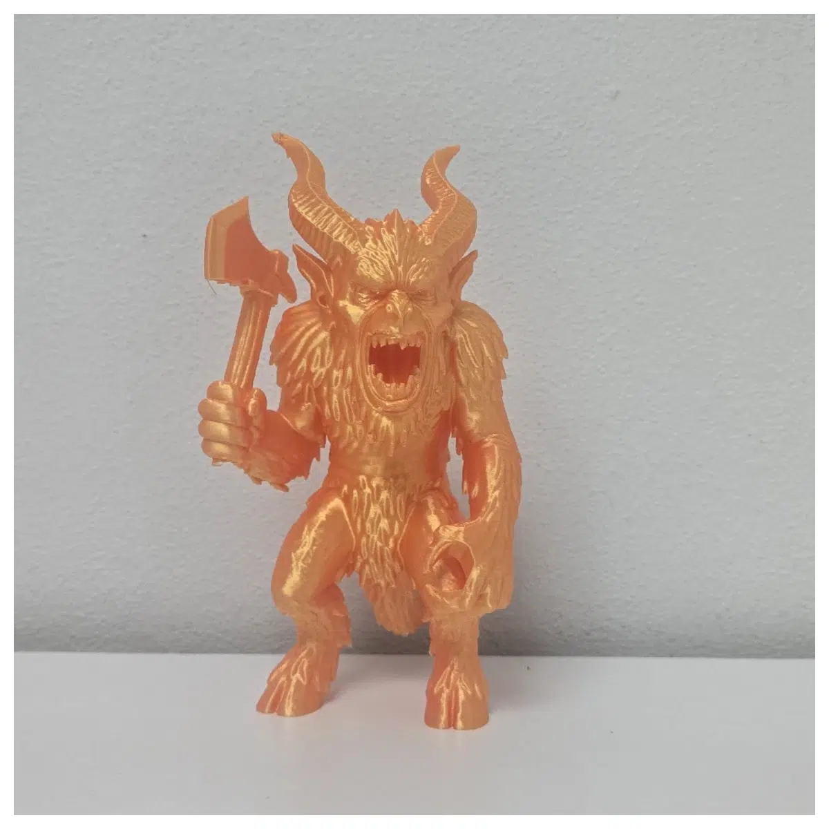 Kamptas Krampus Figure Head Christmas Ornament Festive Decoration Gift Toy Vintage Classic