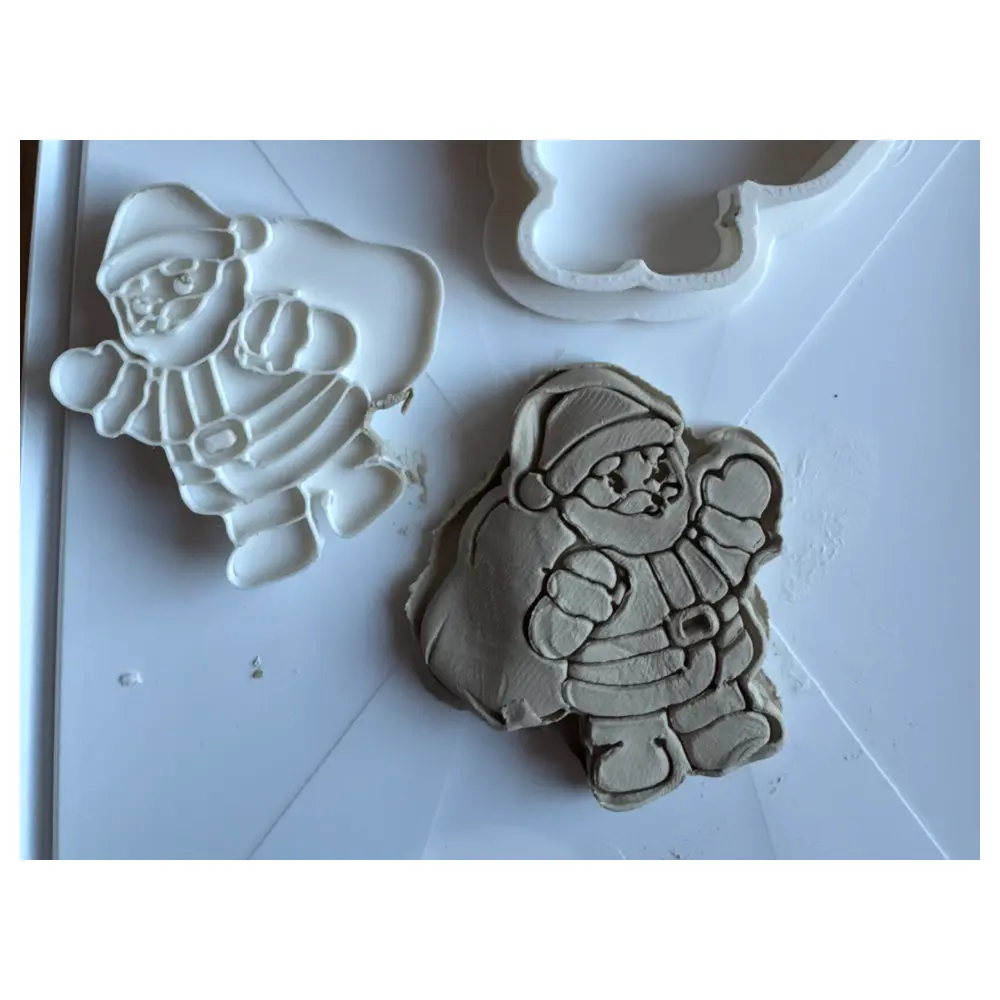 Santa Cookie Cutter DIY Baking Christmas Cookie Molds Gingerbread Cutters Holiday Treats