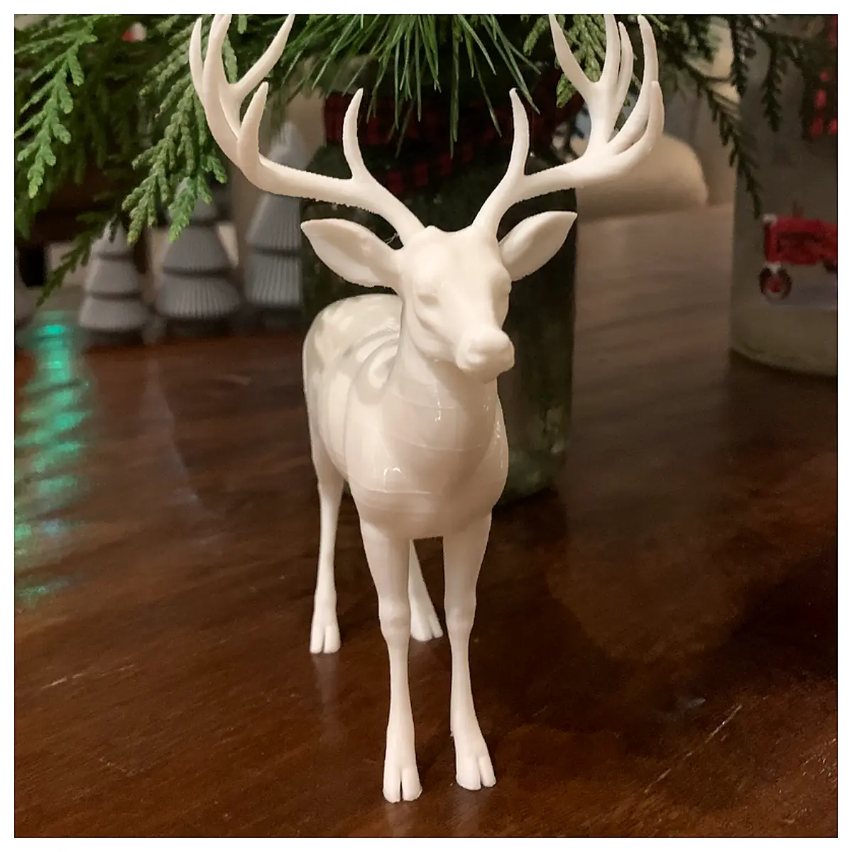 Christmas Deer Toy Christmas Gift Realistic Deer Decoration Festive Accessories Deer Parts