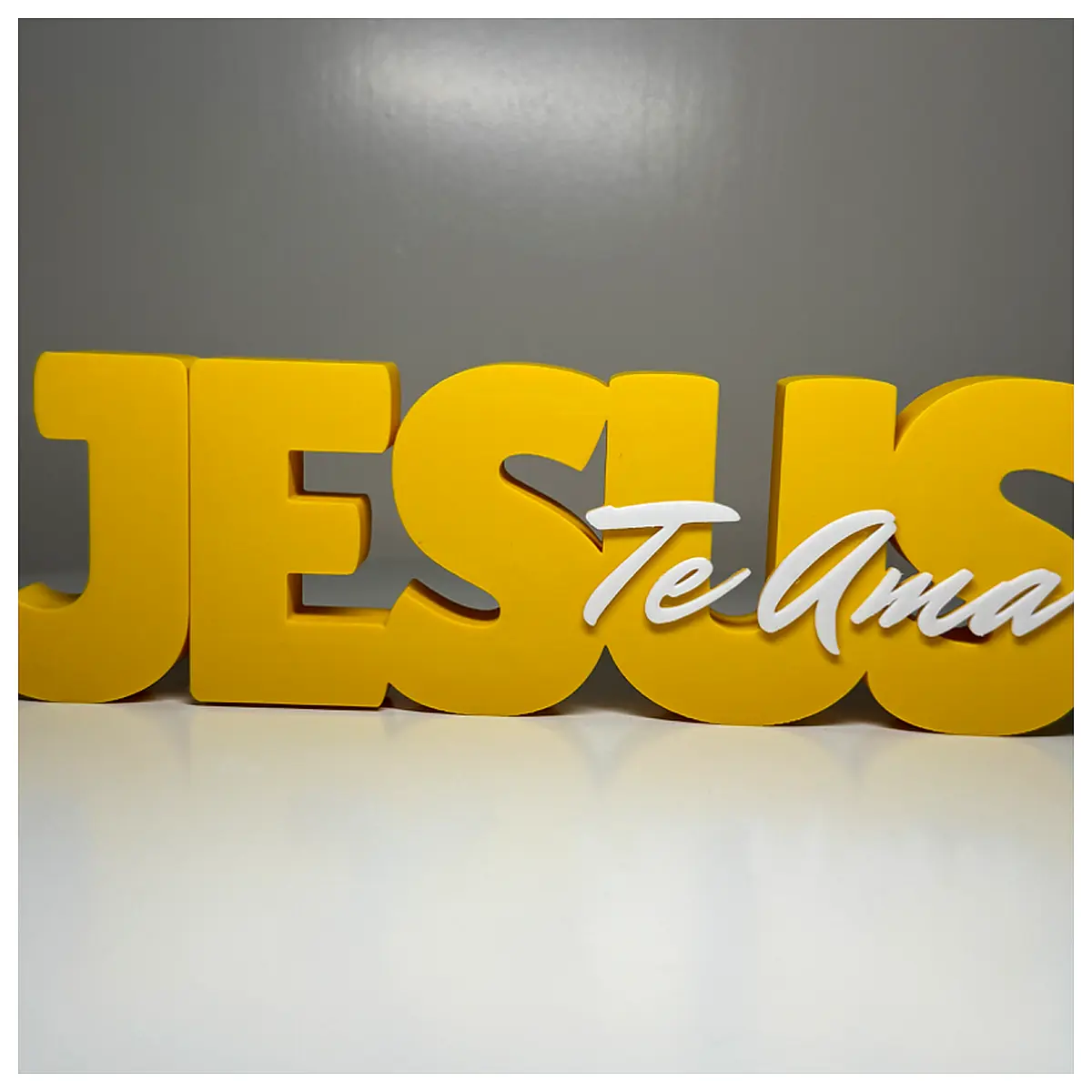 Jesus Loves You Decor Sign Christian Decor Religious Art Biblical Hanging Ornament Prayer Gift