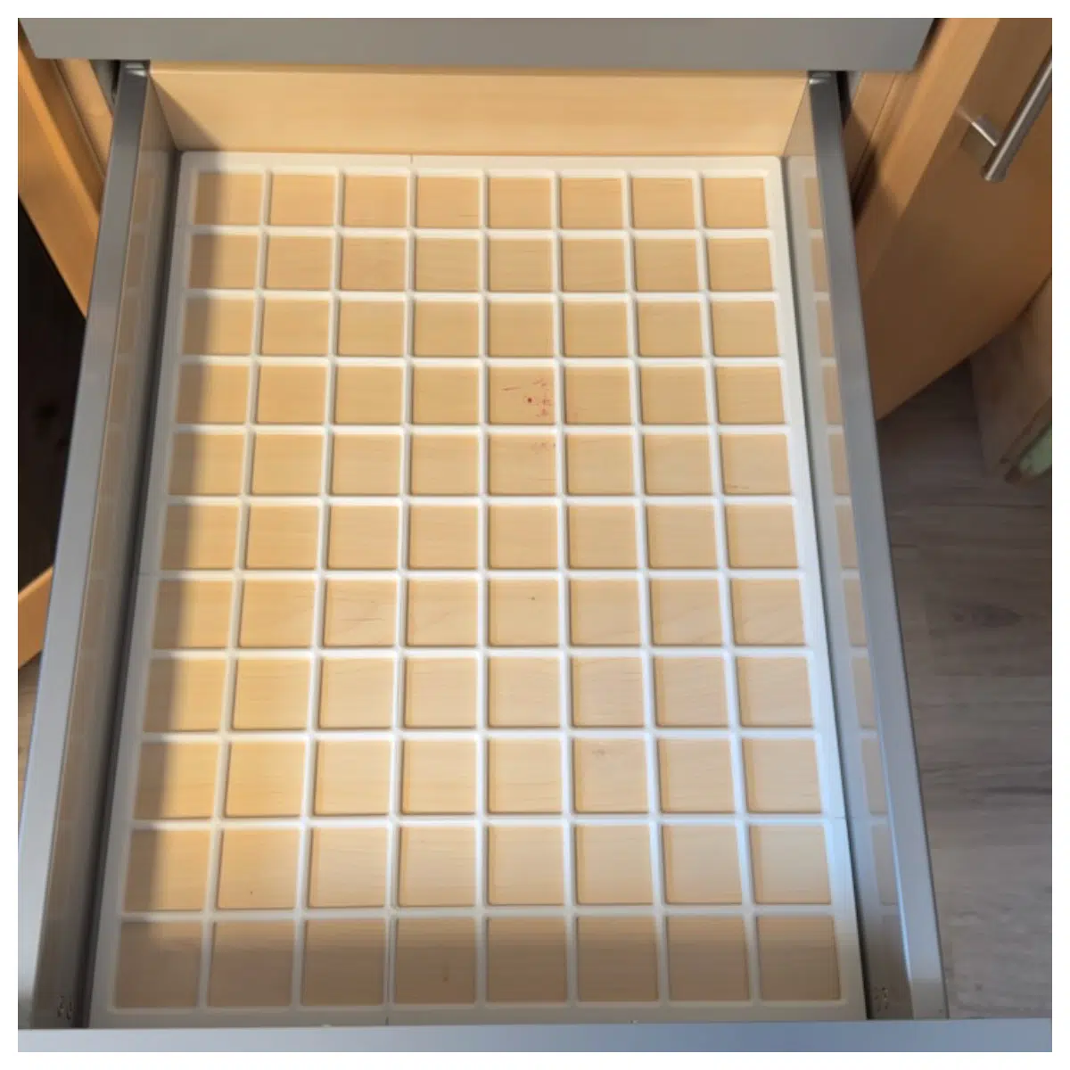 Kitchen Drawer Organizer Grid Panel Storage Shelving System Kitchen Accessories