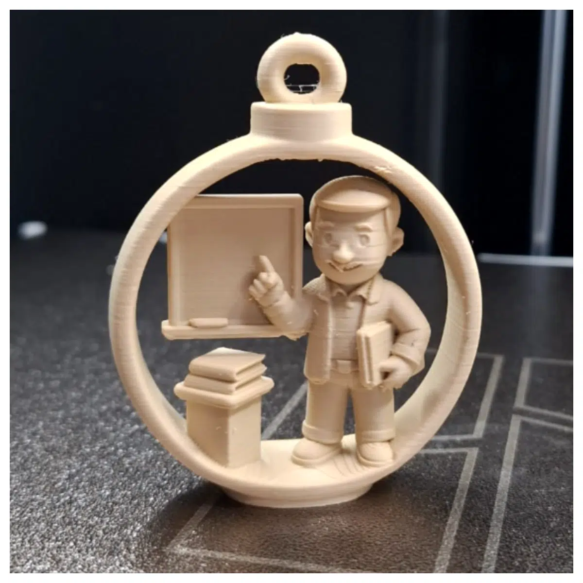 desk ornament for male teacher inspirational quote figurine motivational educators classroom decor with daily wisdom