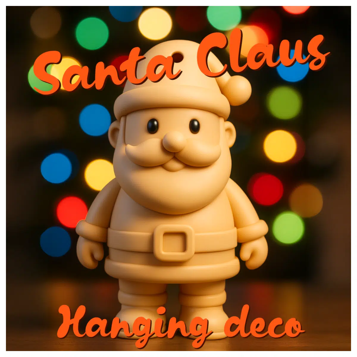 Hanging Wooden Christmas Man Ornament Christmas Decoration Wooden Christmas Figure Festive Decor Holiday Gift