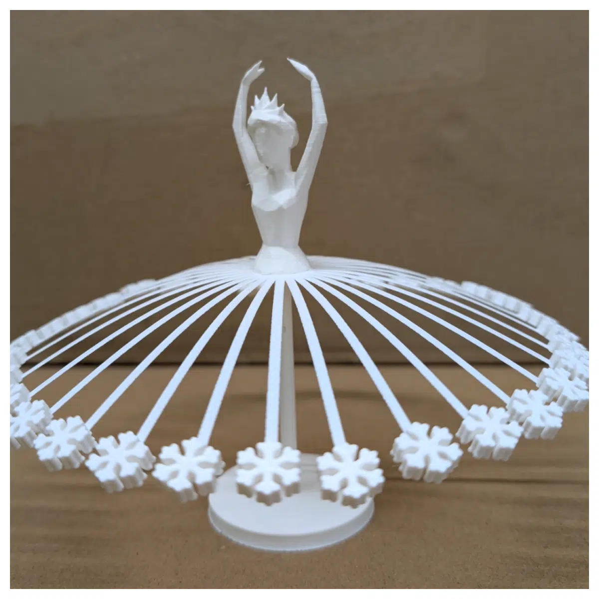 Dancing Snow Animation Rotating Snowflake Elegant Kids Toy Gift Toy Parts Accessories