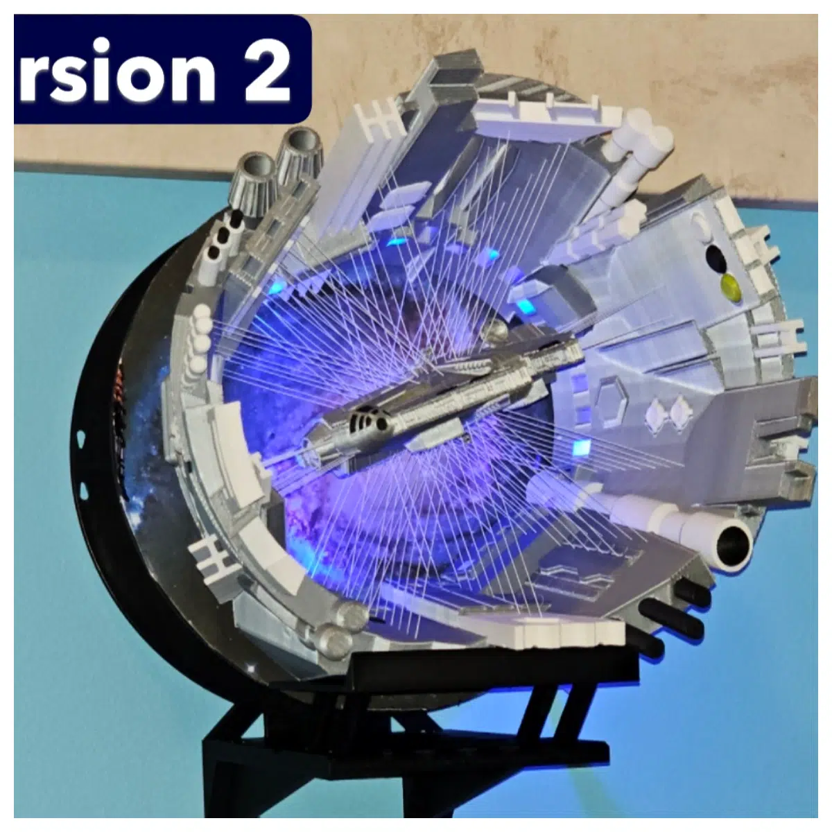 Hanging Hovering YF 21 Midori Part 2 Sci Fi Model Display Floating Decoration Collector s Piece Model Accessories