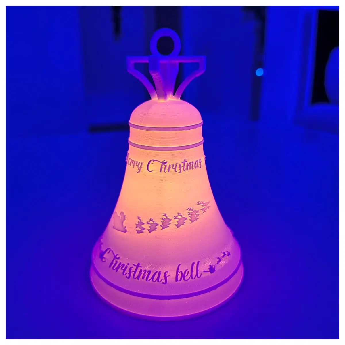 Hourglass Bell Chandelier Christmas Ornament Christmas Lighting Festive Decoration Christmas Gift Hanging Accessory