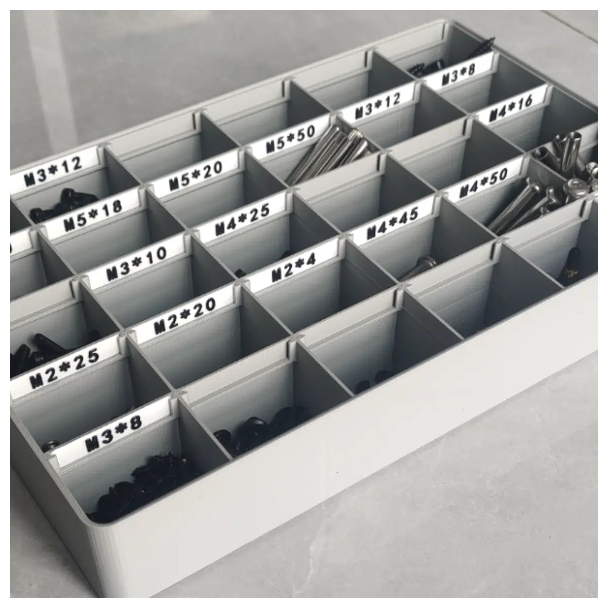 Screw Organizer Box Repair Electronics Parts Storage Assembly Box Electronic Component Organizer For DIY Enthusiasts