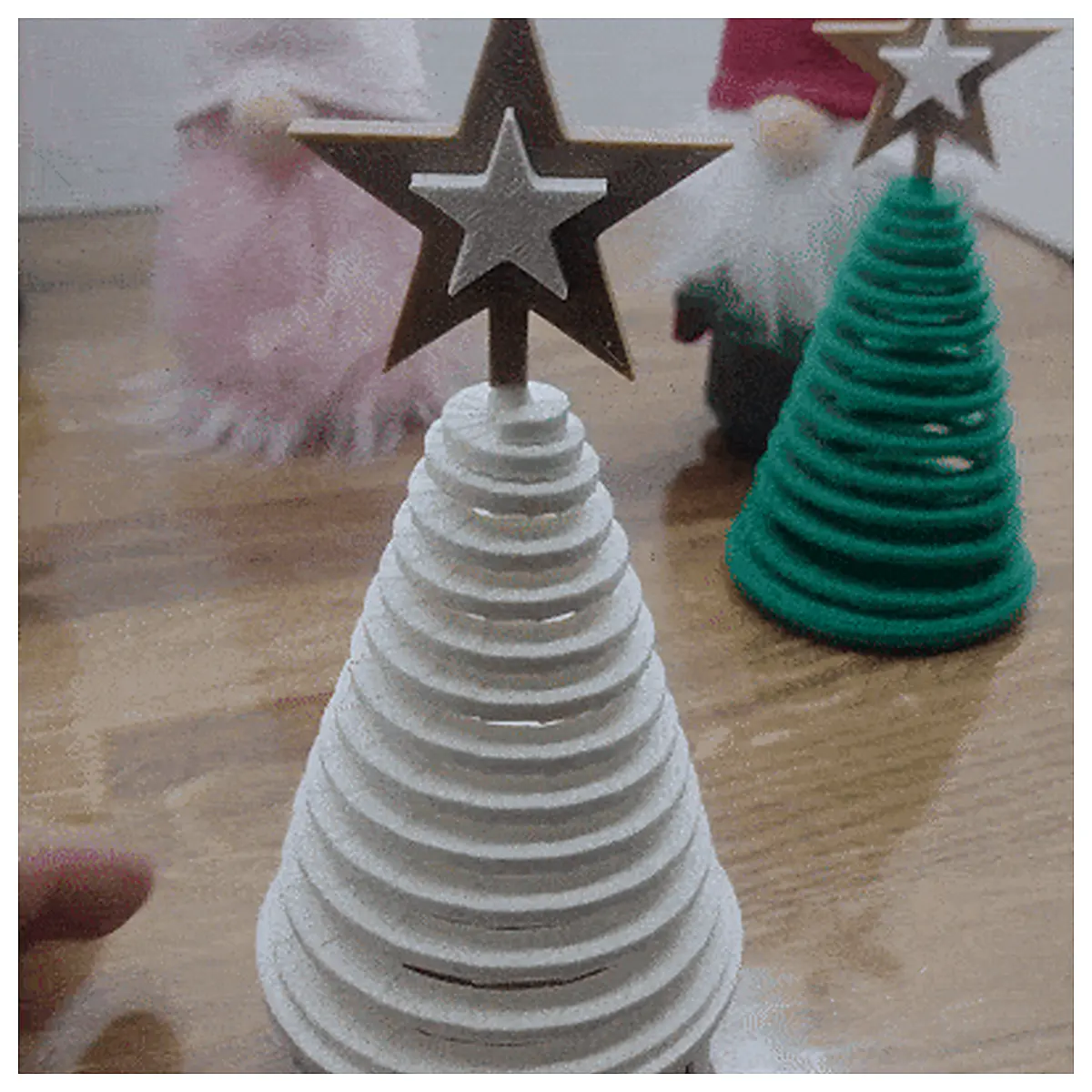 Spiral Spring Christmas Tree Decorations Festive Ornament Christmas Tree Accessories Holiday Decor
