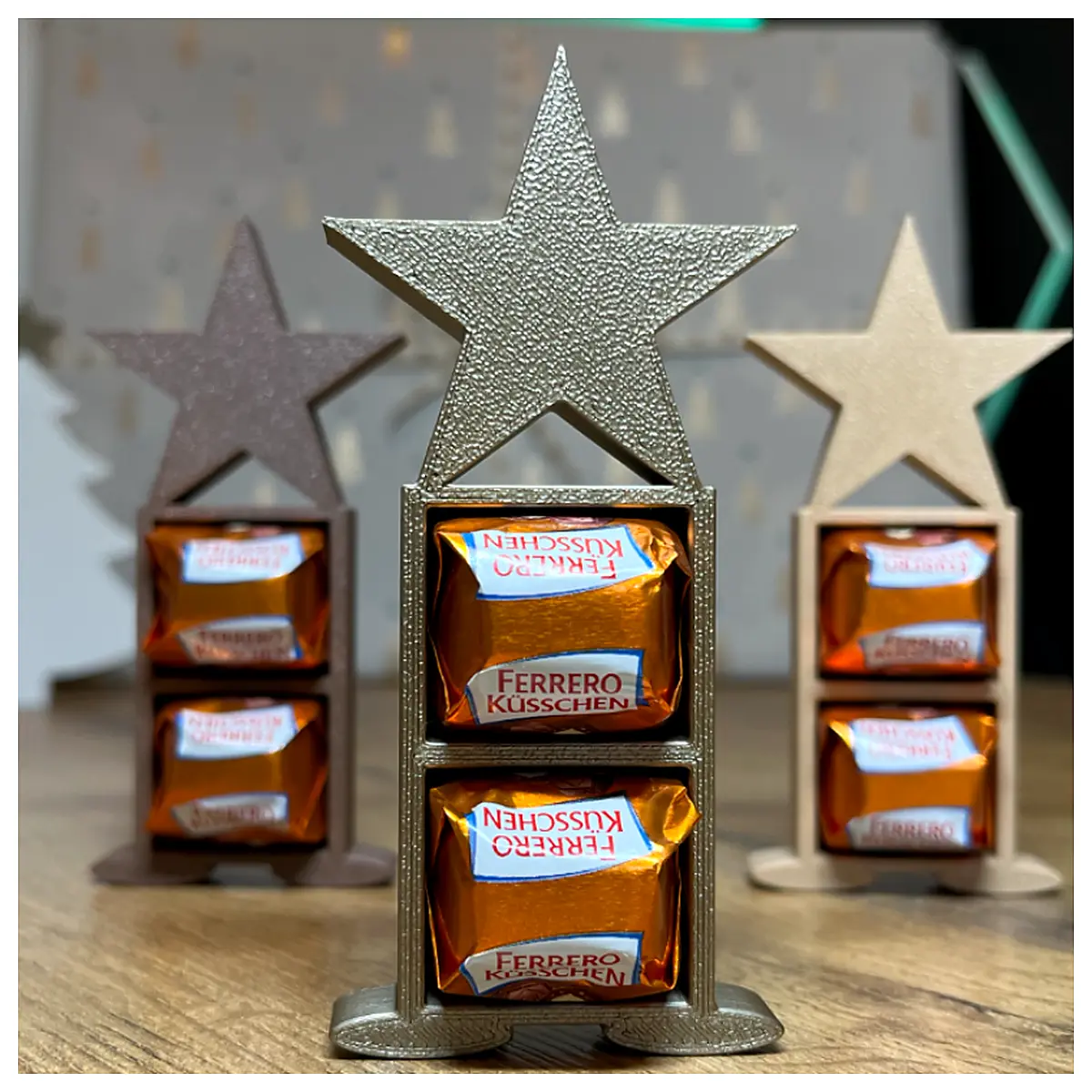 Ferrero Star Gift Box Mini Decoration Chocolate Gift Set Festive Gift Treat Decorative Box
