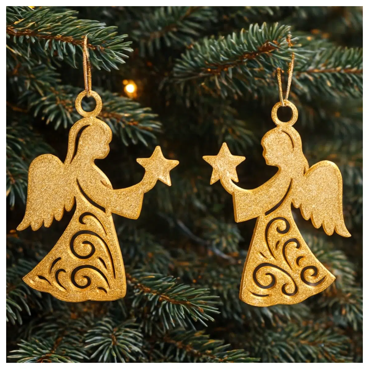 Christmas Angel Decoration Festive Ornament Christmas Tree Decor Holiday Gift Christmas Accessory