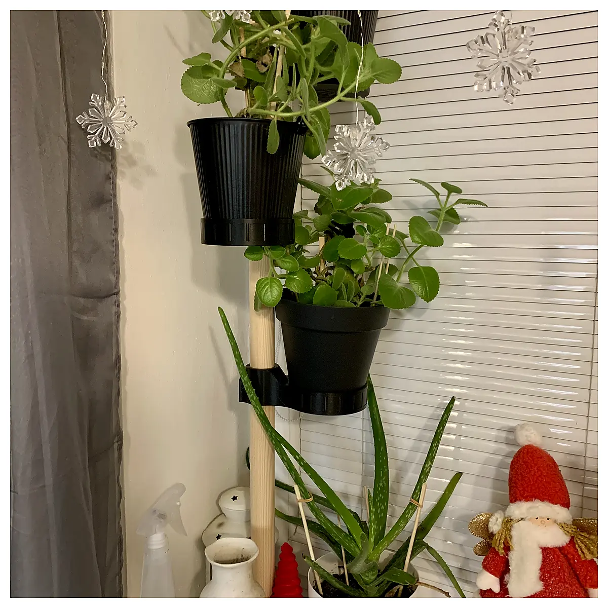Floating Planter Holder Adjustable Support System Plant Stand Pot Support Container Gardening Accessories Hanging Planters