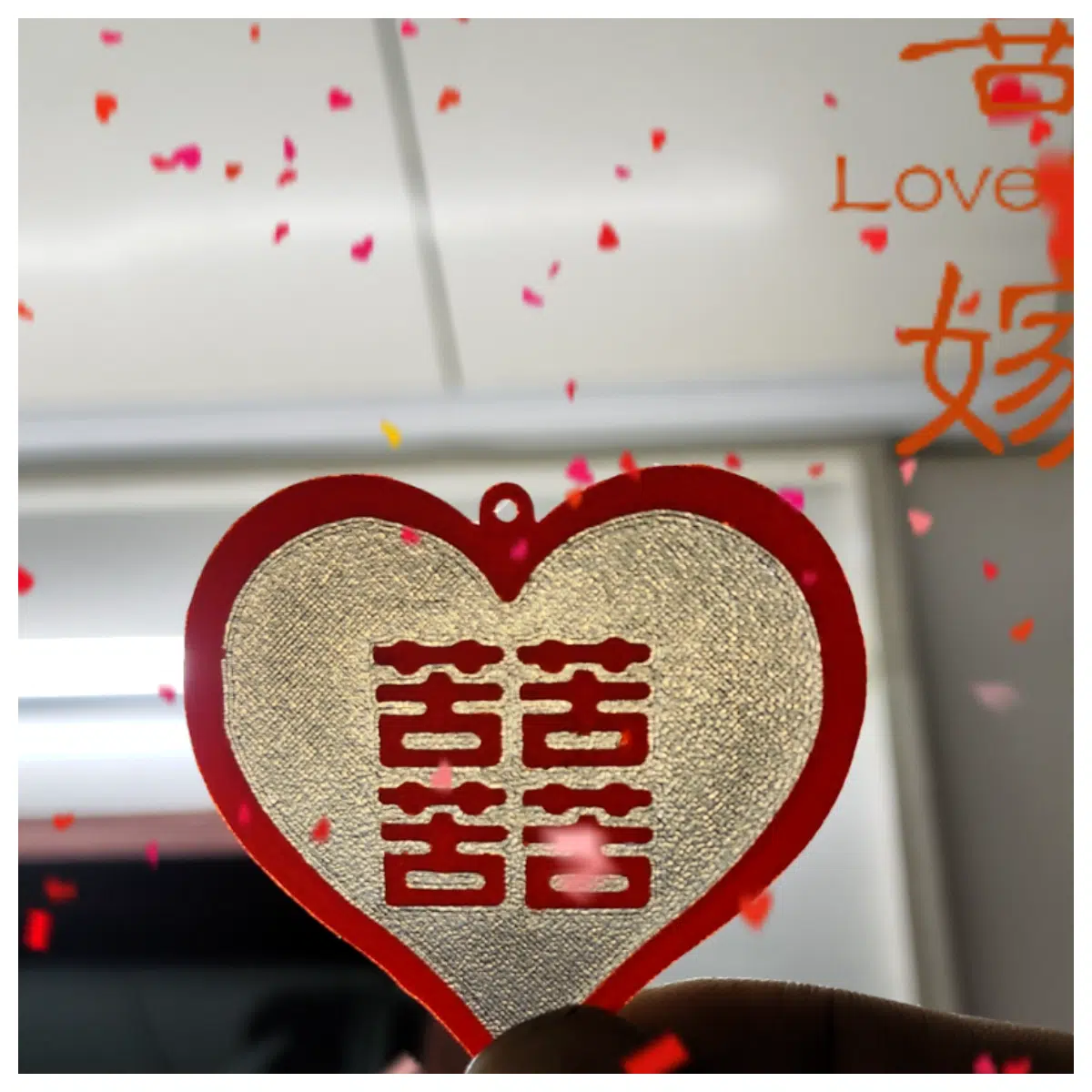 funny chinese style keychain bitter life happy attitude metal pendant for bag