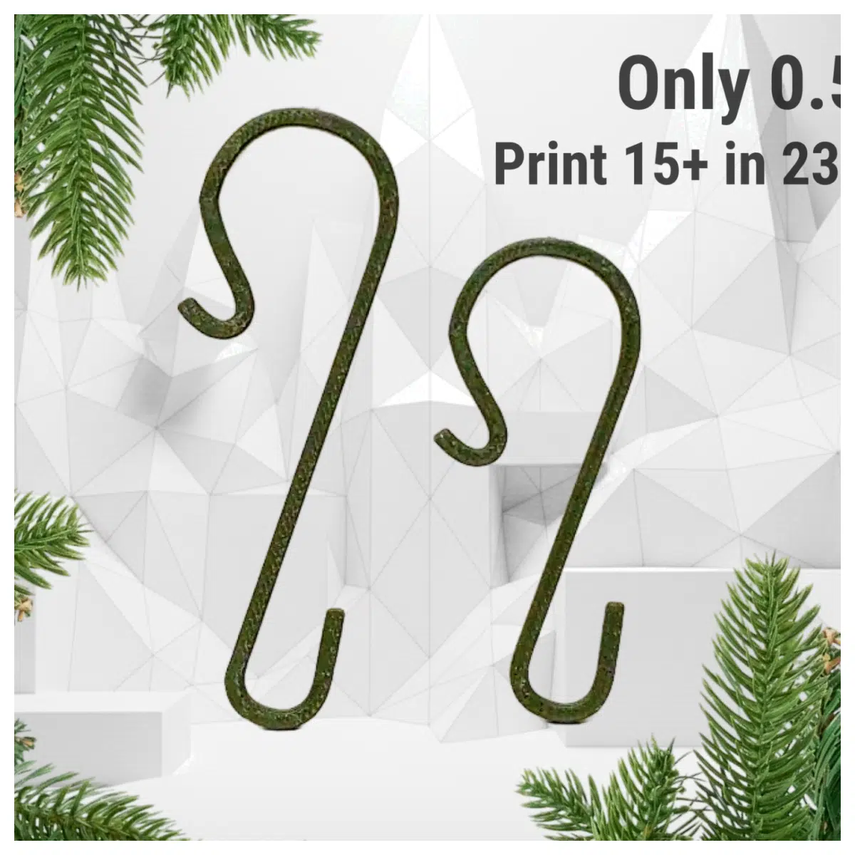 Christmas Hooks Decorations Festive Hangings Christmas Tree Accessories Ornament Hanging Hooks Christmas Gifts Zero Hour
