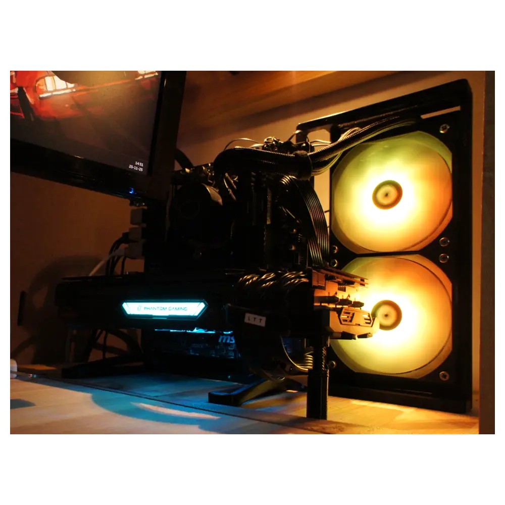Open m ATX Motherboard 240 Water Cooler Support Cooling Base Compatibility Stable Performance