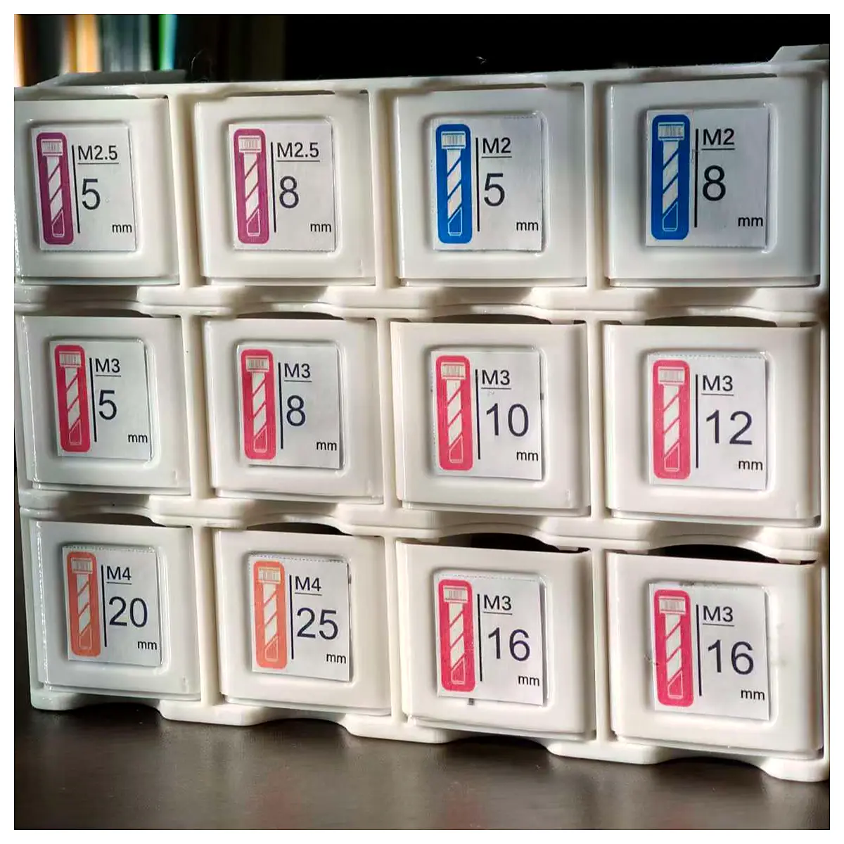 Screw Box ful Screw Organizer Storage Box Parts Container Variety Screw Accessories Storage Solutions