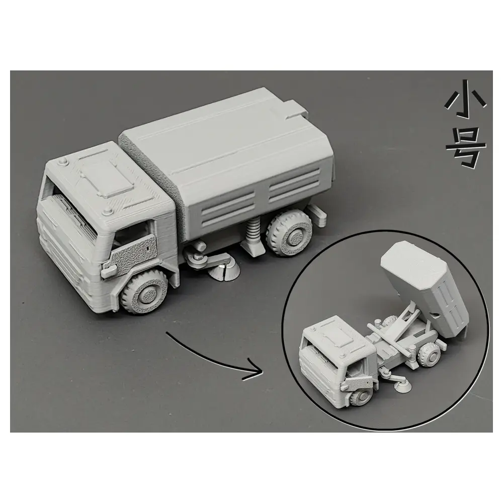 Street Cleaning Vehicle Multi Part Movement No Hardware Needed Cleaning Vehicle Parts Street Cleaning Equipment