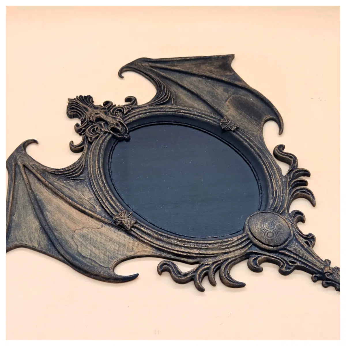 Gothic Bat Frame Images High Resolution Decoration Bat Elements Mirror Frame Design Gothic Decor