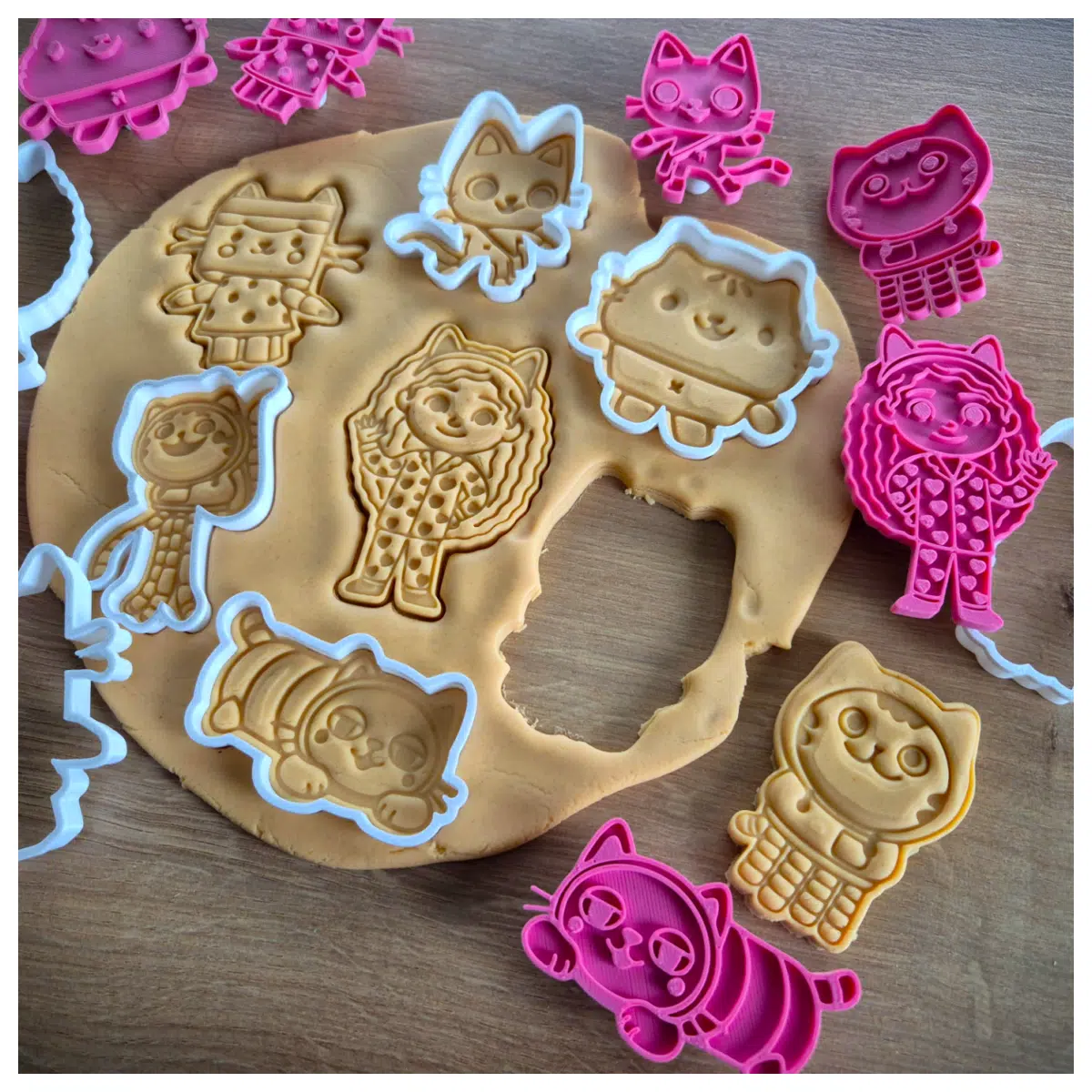Cookie Molds Shape Dollhouse Molds Birthday Gift Baking Tools Cookie Making Toy Accessories