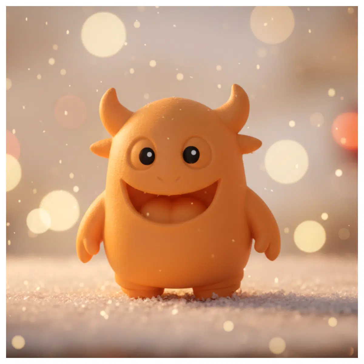 Smiling Open Mouth Figurine Model Toy Collection Decoration Character Model Anime Accessories
