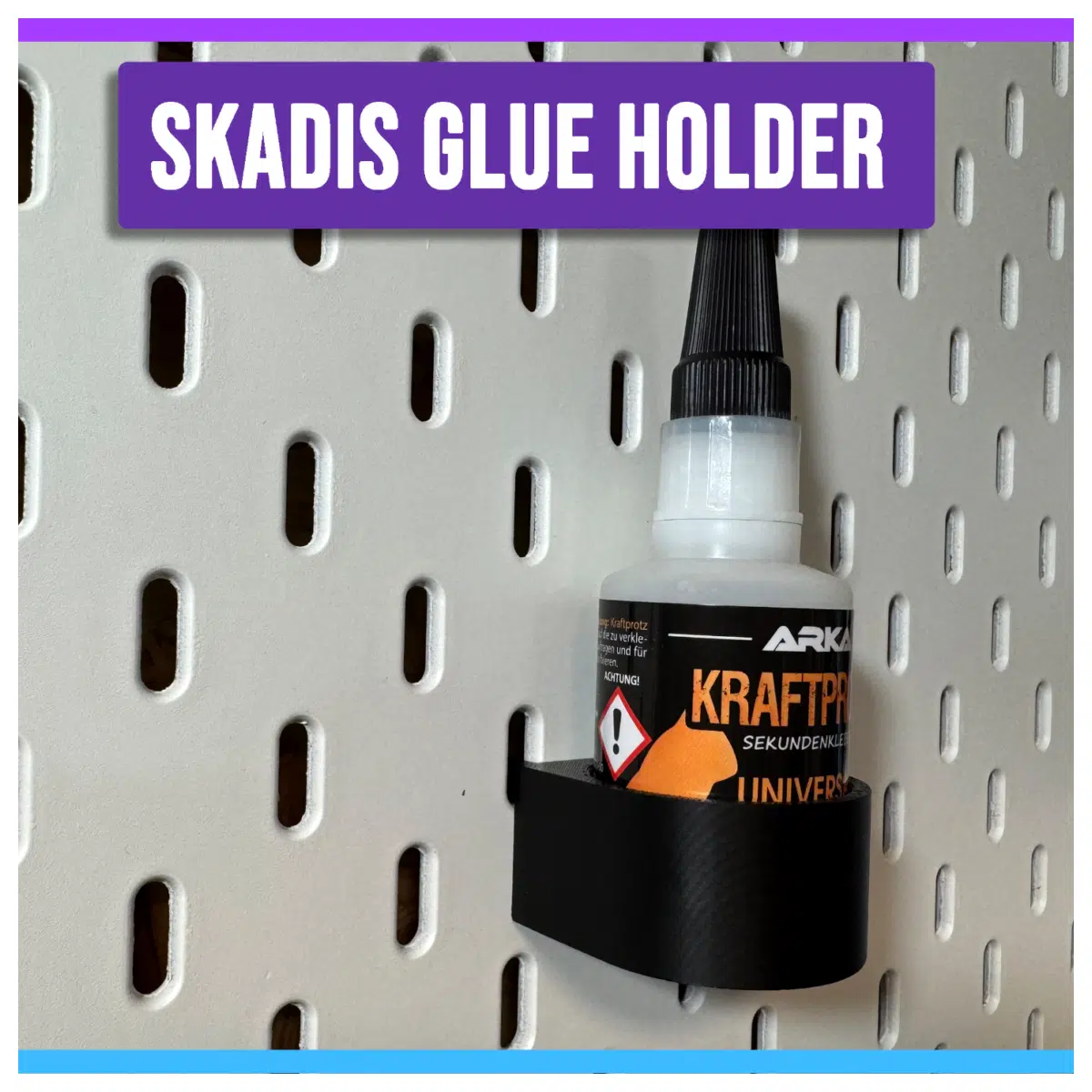 SKADIS Glue Bottle Holder 39mm Single Bottle Pack Liquid Container Stand Desk Organizer Adhesive Dispenser Support