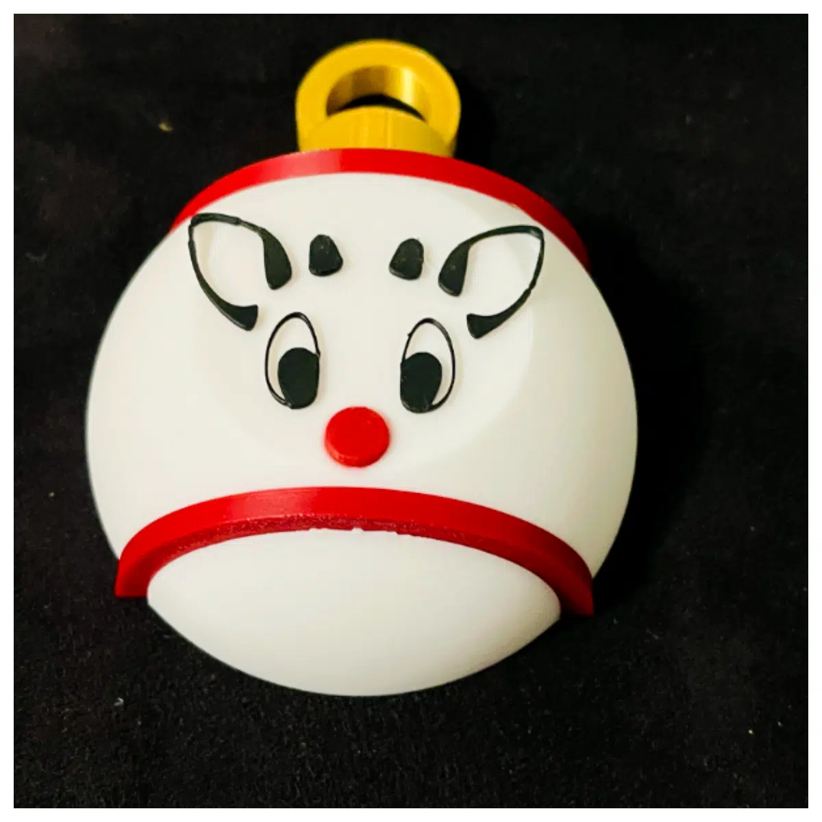 Rudolph Ornament Christmas Ball Christmas Decoration Christmas Gift Reindeer Toy Festive Decor