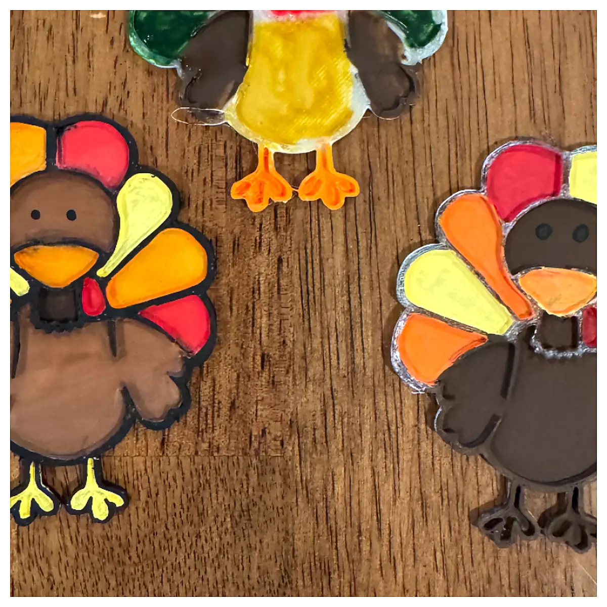 ing Turkey 3D Print Model Paintable Craft Kids Toy Creative Gift