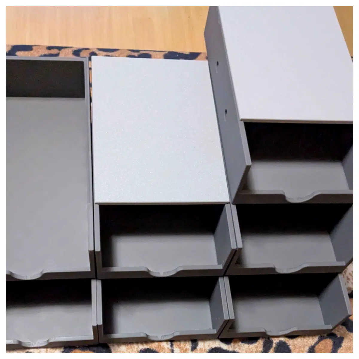 Portable Letter Organizer Box File Storage Desk Organizer Mail Sorting Office Supplies Inbox Organizer