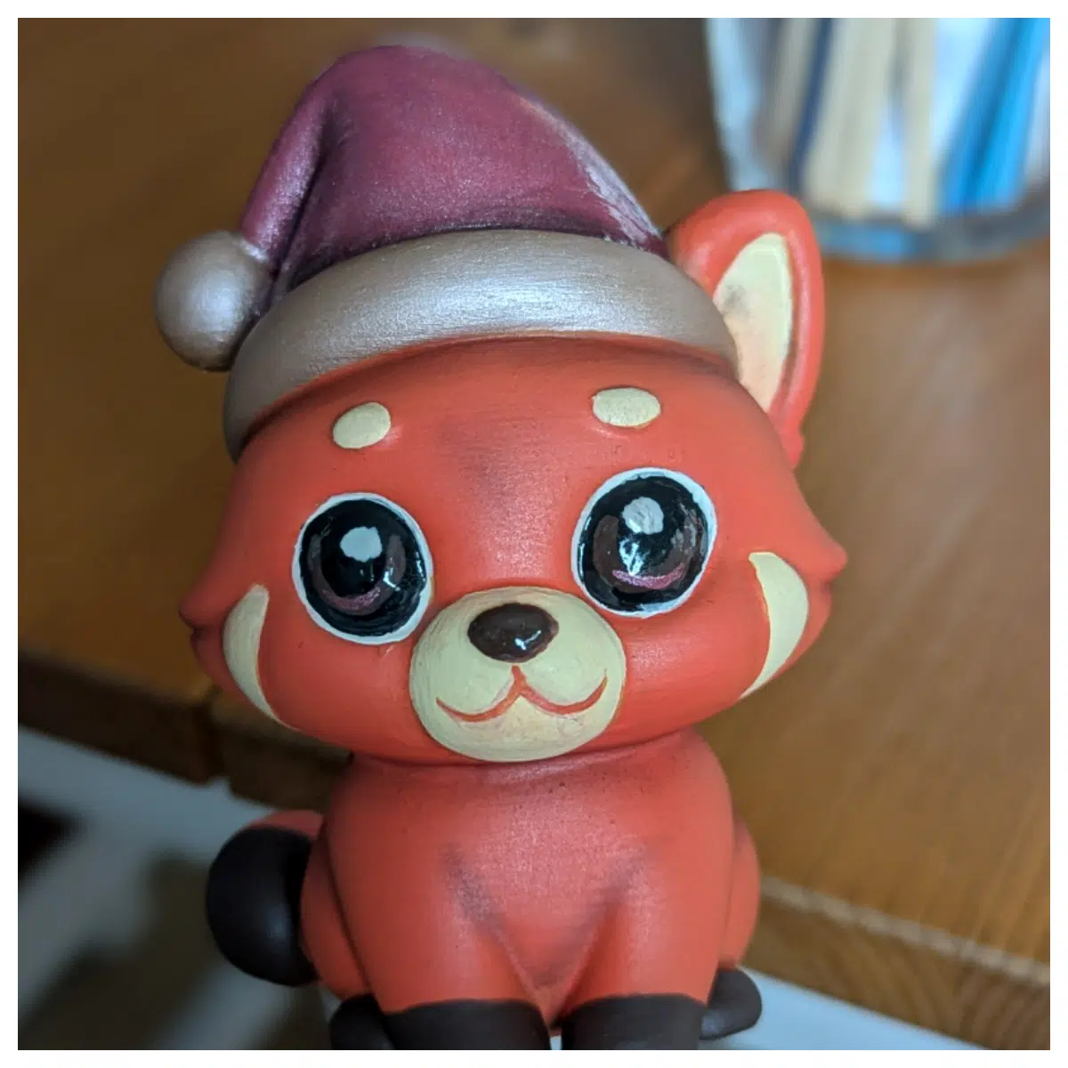 Little Panda Christmas Christmas Theme Decorations Festive Gift Party Supplies Decorative Ornament Creative Figurine Christmas Gift