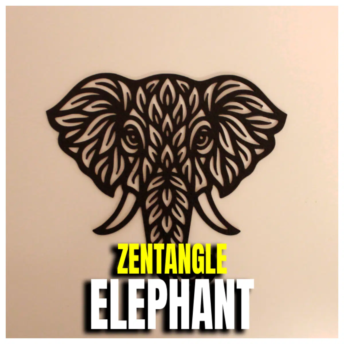 Winding Elephant Mural Wall Art Decorative Painting Creative Home Decor Hanging Artwork