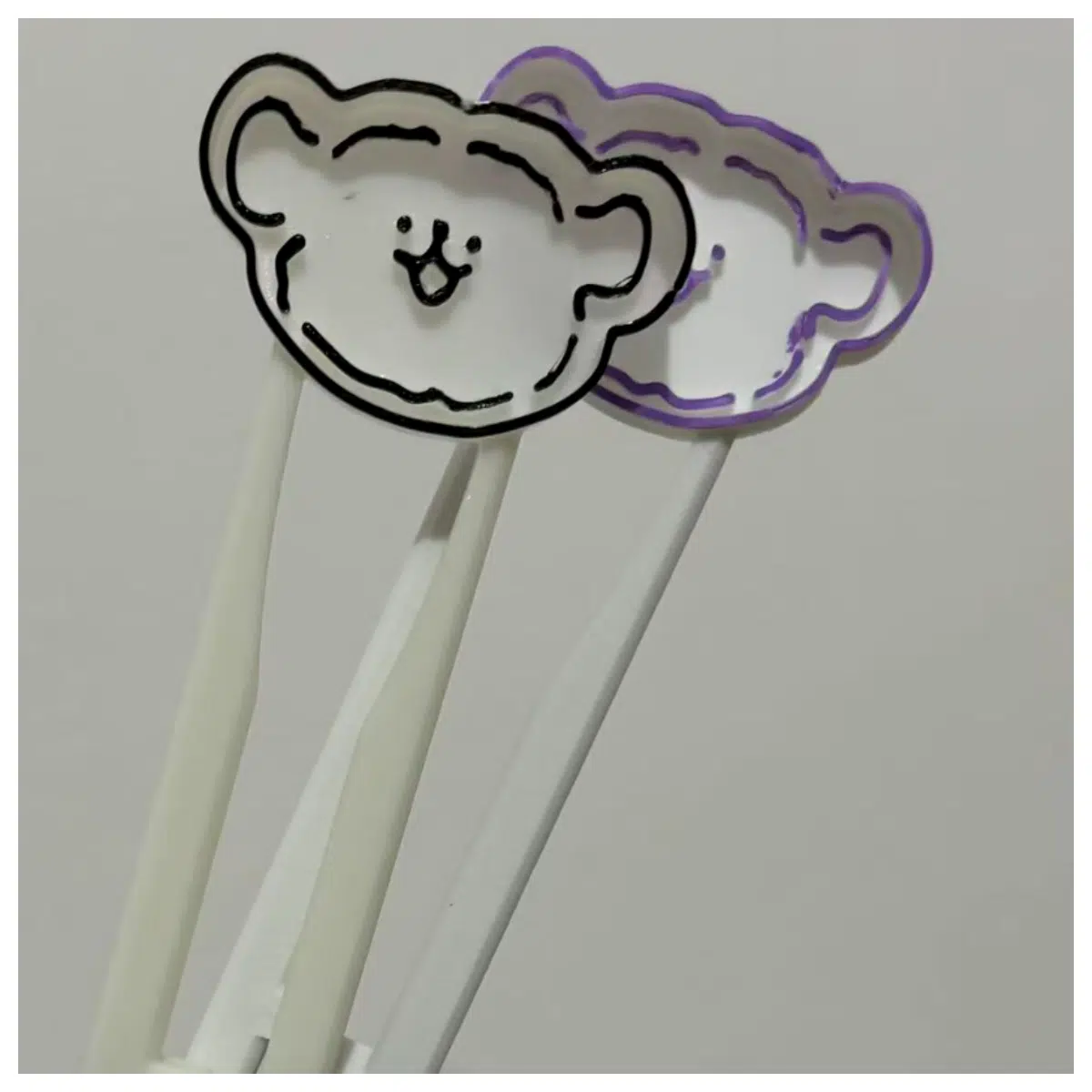 Slender Dog Bean Bag Puzzle Pen Kids DIY Craft Toy Pet Model Assembly Fun Brain Teaser Bean Pen